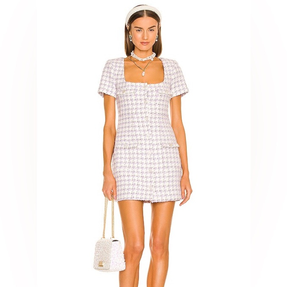 Elegant Assignment from Revolve Tweed Dress